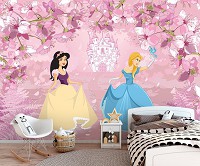 Флизелиновые фотообои 460x300 см Для детей Принцессы Девочки Сказка (12531V12) +клей