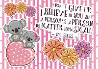 Флизелиновые детские фотообои для девочек 460x300 см Мишки цветы и сердечки (12534V12) +клей - вид 1 миниатюра