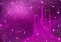 Флизелиновые детские фотообои дисней 368x254 см Замок для девочки Розовый дворец (12538V8) +клей - вид 1 миниатюра