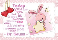 Флізелінові дитячі фотошпалери милі тварини 520x318 см Для маленької дівчинки рожевий кролик (12539VEXXXXXL) +клей - вид 1 мініатюра