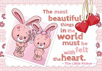 Флізелінові дитячі фотошпалери 520x318 см Для маленької дівчинки Рожевий Напис та Плюшеві Кролики (12540VEXXXXXL) +клей - вид 1 мініатюра