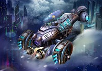 Флизелиновые детские фотообои для мальчиков 520x318 см Космический корабль (12543VEXXXXXL) +клей - вид 1 миниатюра