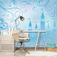 Принцесса фото обои детские 368x254 см Сказочный замок 12544P8+клей