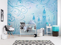 Флізелінові дитячі фотошпалери 460x300 см Казковий палац принцеси (12544V12) +клей