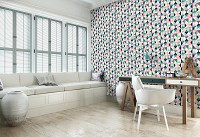 Флизелиновые фотообои 368x280 см Абстракция Поп-Арт Ретро (12583V10) +клей