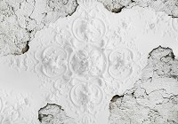 Флізелінові 3D фотошпалери абстракція в інтер'єрі 312x219 см барельєф на стіну що обсипається (12613VEXXL)+клей - вид 1 мініатюра