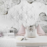 Флізелінові 3D фотошпалери абстракція в інтер'єрі 312x219 см барельєф на стіну що обсипається (12613VEXXL)+клей - вид 5 мініатюра