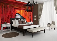 Флизелиновые фото обои 3D Азия Япония Путь 254x184 см Святилище Фусими Инари (12663V4)+клей