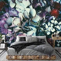 Флизелиновые 3д фотообои 368x280 см Композиция из разных цветов (12742V10) +клей