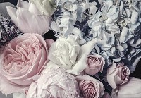 Флізелінові 3D фото шпалери тюльпани 254x184 см Пастельні квіти (12746V4)+клей - вид 1 мініатюра