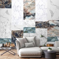 Флизелиновые фотообои в спальню 520x318 см Строгая геометрия мрамора (12796VEXXXXXL) +клей