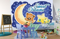 Флизелиновые детские фотообои для маленьких 460x300 см Сладкие сны (12803V12) +клей