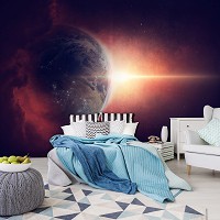 Фотообои на тему космос 254x184 см Земля (12924P4)+клей