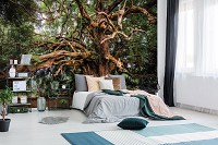 Флизелиновые фотообои для спальни 368 x 280 см Природа - Ветвистое дерево (13011V10)+клей