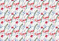 Рослинні флізелінові фотошпалери Барвистий квітковий візерунок (13039V)+клей - вид 1 мініатюра