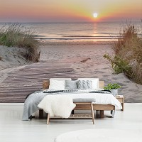 3д флизелиновые фотообои море 460 x 300 см Дорожка к пляжу (13048V12)+клей