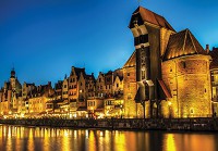 Зд флизелиновые фотообои в зал 254x184 см Городской горизонт Брюгге (1313V4)+клей