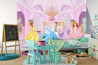 Флизелиновые фото обои 254x184 см Для девочек - Принцессы на балу (13237V4)+клей