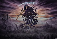 Флизелиновые фотообои 254 x 184 см Мифические существа - Смерть с косой (13243V4)+клей