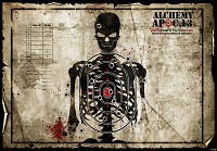 Флизелиновые фотообои в зал 254 x 184 см Военная - Скелет в тире 2 (13247V4)+клей