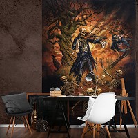 Флизелиновые фотообои для спальни 206 x 275 см Скелет со скрипкой (13250VEA)+клей