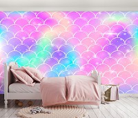 Флизелиновые фотообои 368x280 см Яркий детский узор (13292V10) +клей