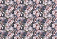 Флизелиновые фото обои роза 254x184 см Повторяющийся узор из больших цветов (13294V4)+клей - вид 1 миниатюра