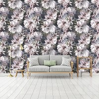 Флізелінові фото шпалери в квітку 254x184 см Візерунок з великих кольорів що повторюється (13295V4)+клей - вид 7 мініатюра