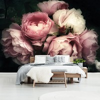 Флизелиновые фотообои 3D 416 x 290 см Букет прекрасных цветов (13298VEXXXXL)+клей