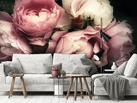 Флизелиновые фотообои 3D 368 x 280 см Букет прекрасных цветов (13298V10)+клей