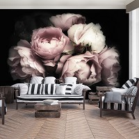 Флизелиновые фотообои для спальни 3D 312 x 219 см Букет прекрасных цветов пастельные цвета (13299VEXXL)+клей