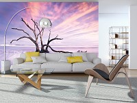 Флизелиновые 3д фотообои 254 x 184 см Пейзаж - Одинокое дерево пустыни (13311V4)+клей