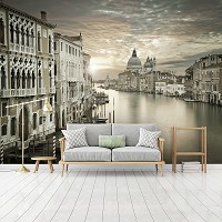 3D Флизелиновые фотообои фото 368 x 254 см Город - Спокойный день Венеции (13349V8)+клей