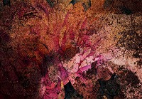 Флизелиновые фотообои в интерьере 368x280 см Узор на стене (13479V10) +клей - вид 1 миниатюра