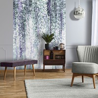 Флизелиновые фото обои любовь 184x254 см Цветы Глицинии (13521V4A)+клей