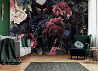 Флизелиновые фотообои 312x219 см Цветы Винтаж (13534VEXXL) +клей