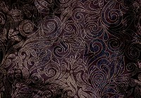 Флизелин - узоры для фото обоев 254x184 см Темно бордовый орнамент (13535V4)+клей - вид 1 миниатюра