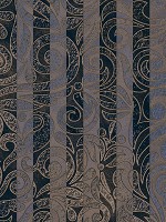 Флизелиновые коричневые фотообои 206x275 см Полосатый орнамент золото (13536VEA)+клей - вид 1 миниатюра