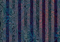 Флизелиновые фотообои в восточном стиле Орнамент в полоску (13538V)+клей - вид 1 миниатюра