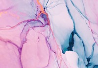 Розовые флизелиновые фотообои 312 x 219 см Современная акварельная структура мрамор (13556VEXXL)+клей - вид 1 миниатюра