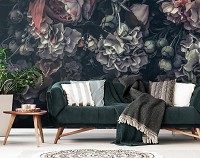 Флизелиновые фотообои растения 3D 368 x 254 см Винтажные цветы (13571V8)+клей