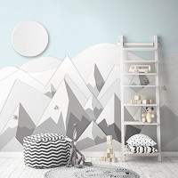 Флизелиновые фотообои Детский горный пейзаж (13605V)+клей