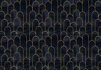 Флизелиновые фотообои Стиль арт-деко Гламур 312x219 см Абстракция - Золотой мотив на черном камне (13616VEXXL)+клей - вид 1 миниатюра