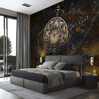 Флизелиновые фотообои 312 x 219 см Карманные часы (13649VEXXL)+клей