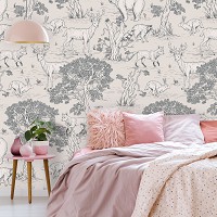 Флизелиновые фотообои дерево 416 x 290 см Животные - Зверьки в лесу (13669VEXXXXL)+клей