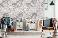 Флизелиновые фотообои Животные в лесу (13669V)+клей