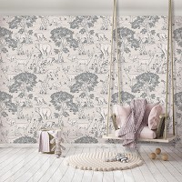 Флизелиновые фотообои 312 x 219 см Животные - Зверьки в лесу (13669VEXXL)+клей