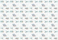 Флізелінові фотошпалери 520x318 см Дитячі - Літаки літають у хмарах (13677VEXXXXXL)+клей - вид 1 мініатюра