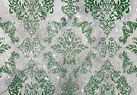 Флізелінові фотошпалери 416x254 см Зелений візерунок на бетоні (13682VEXXXL) +клей - вид 1 мініатюра