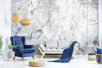 Флизелиновые фотообои геометрия 368 x 254 см Абстракция - Серый мрамор (13719V8)+клей